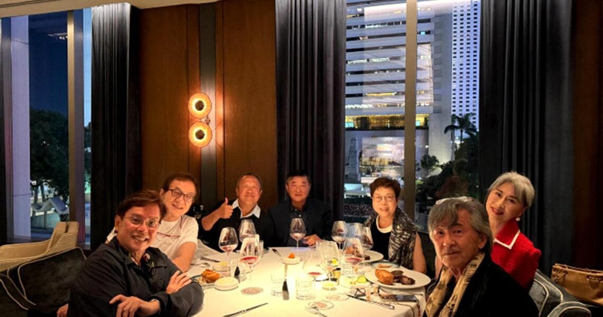 Alan Tam Reunites With Jackie Chan and Friends for Dinner