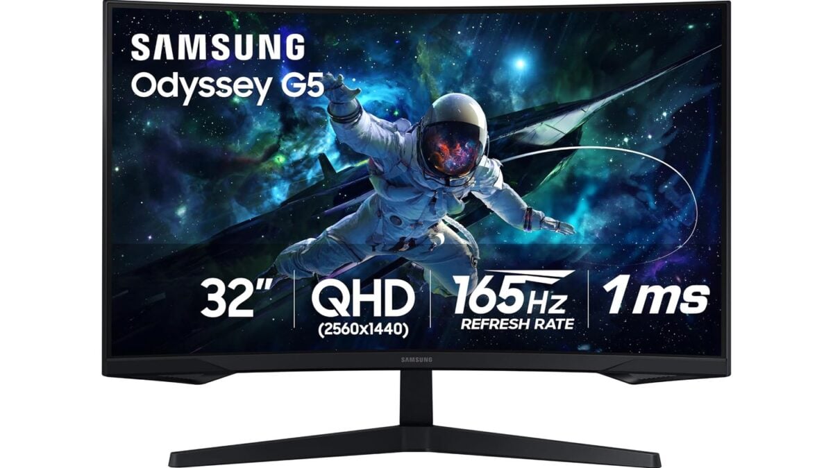 Samsung Odyssey G5 Gaming Monitor Drops Under 0 at Amazon
