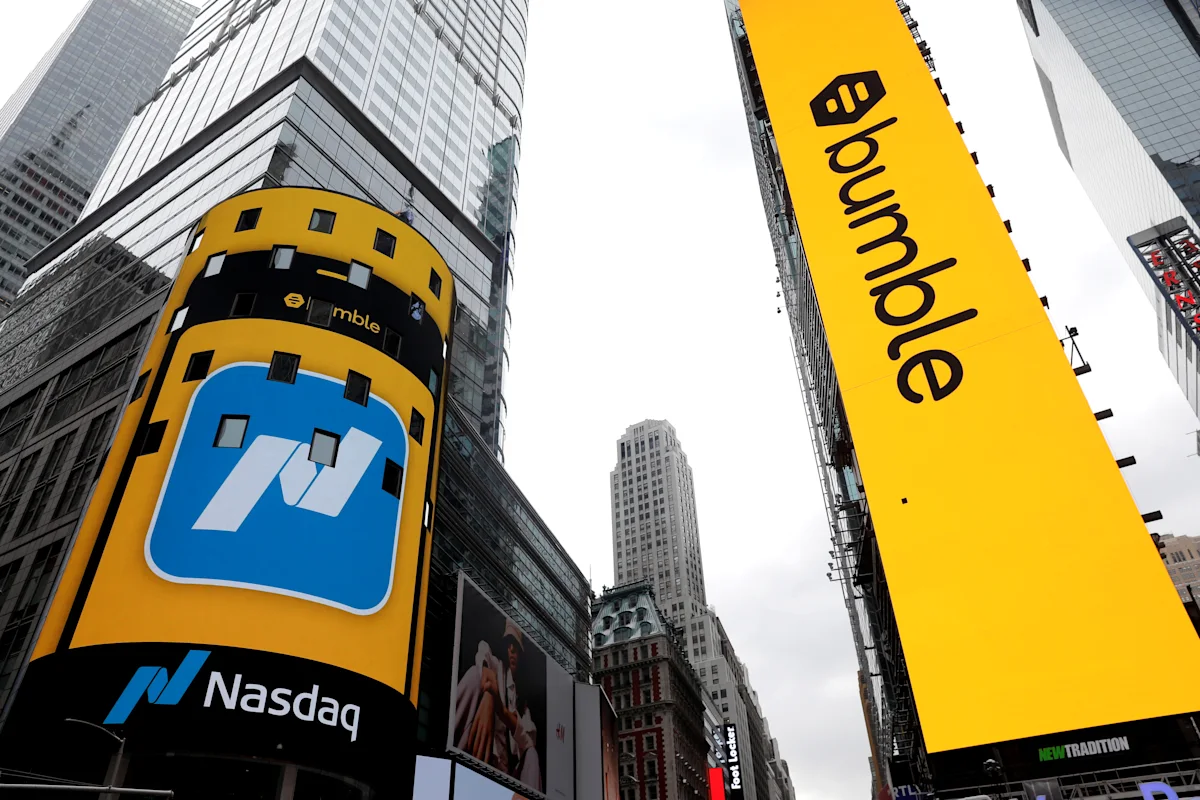 Bumble shares soar after report dating firm in $1bn takeover talks