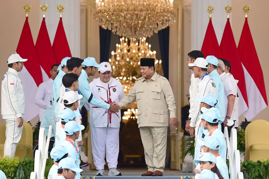 President Prabowo Subianto Awards Bonuses to Medalists