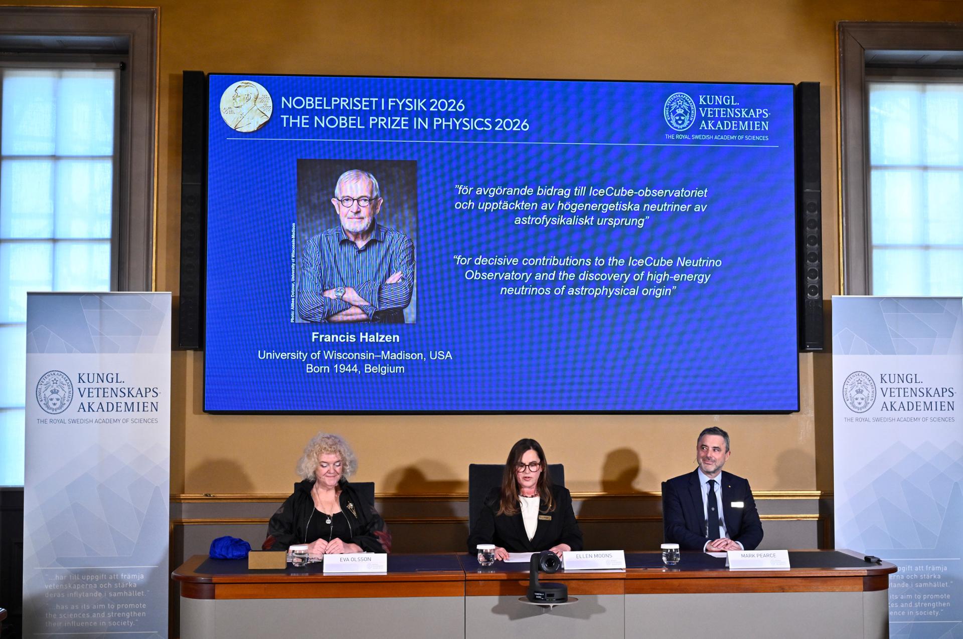 Francis Halzen wins Nobel Prize in physics for work on mysterious ghost particles called neutrinos - The Korea Times