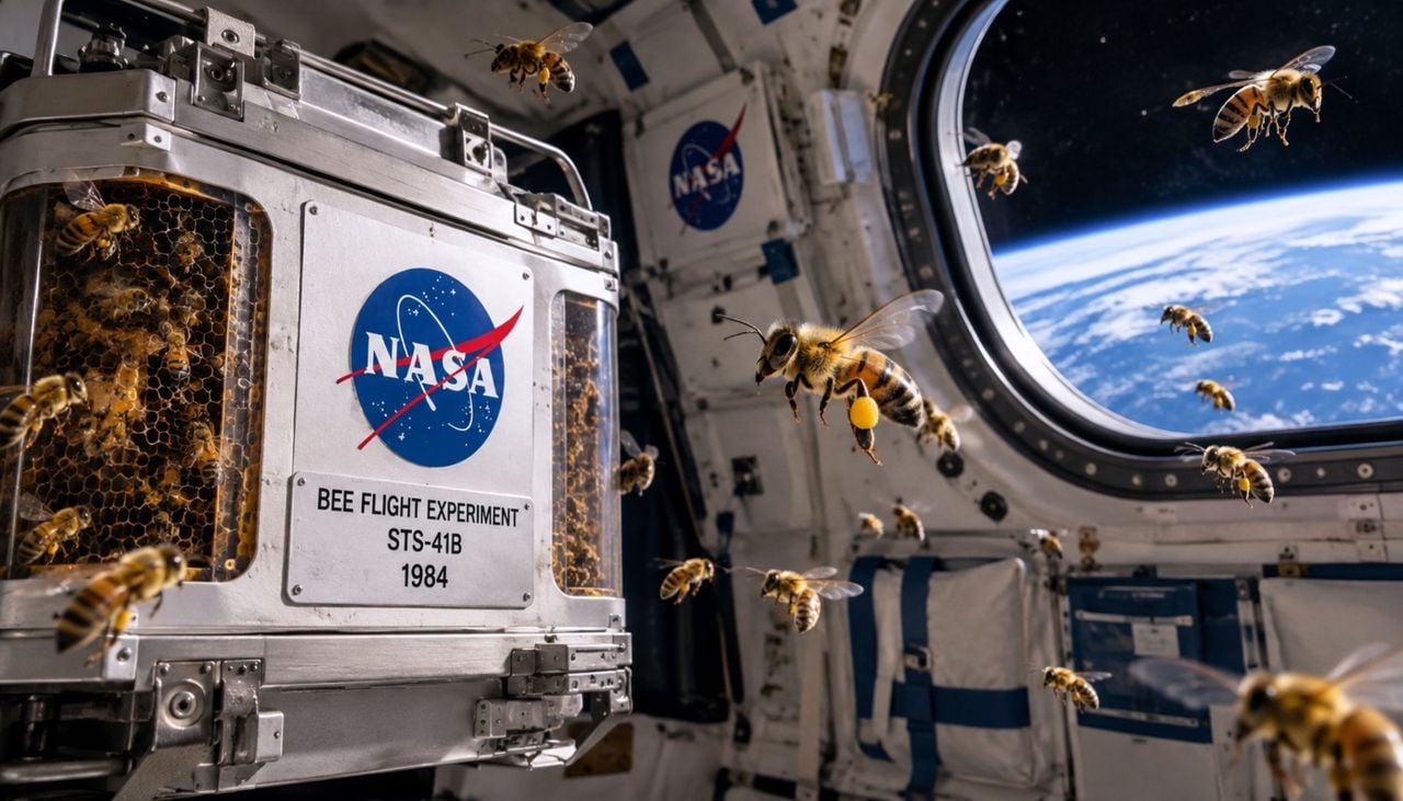 NASA Sent 3,301 Bees to Space to Test Microgravity Honeycomb