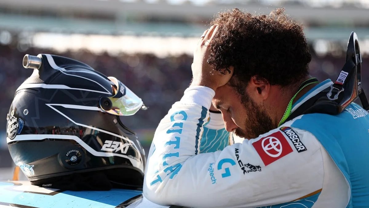 Bubba Wallace reacts to Phoenix speeding penalty