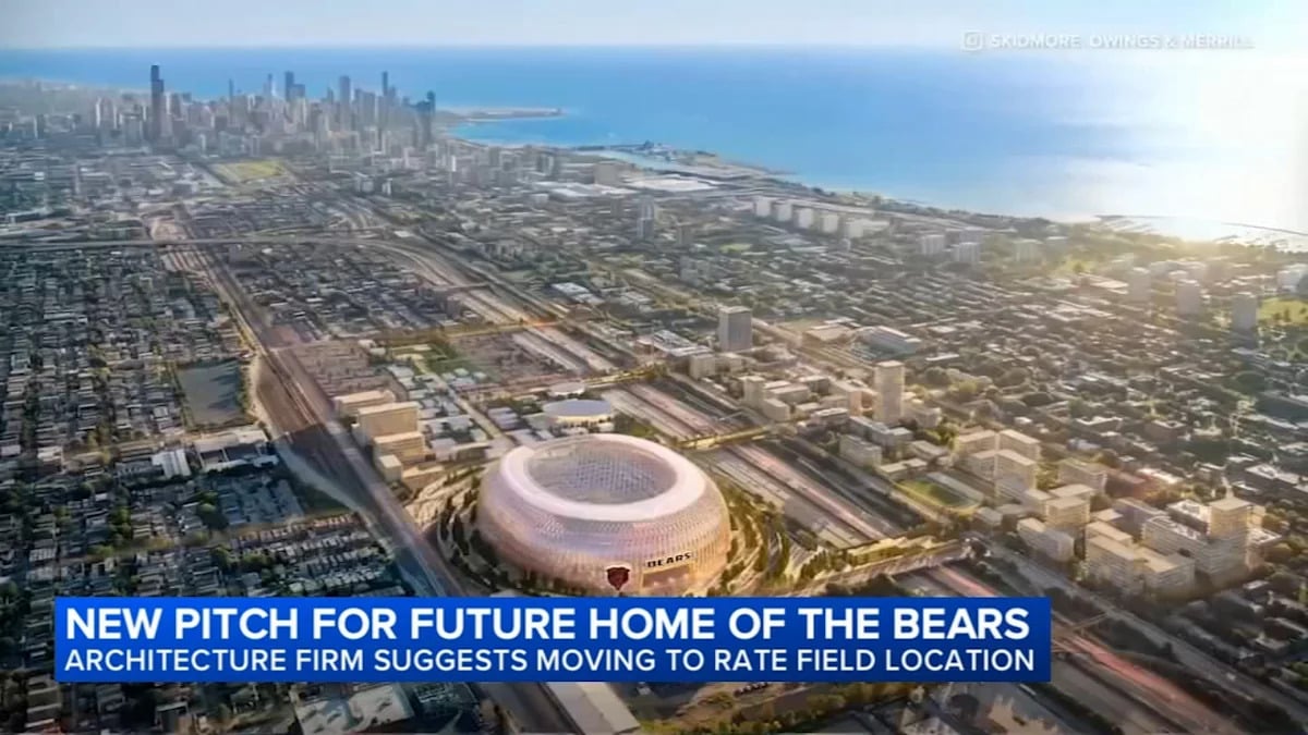 Skidmore, Owings & Merrill Proposes Bears Stadium Concept