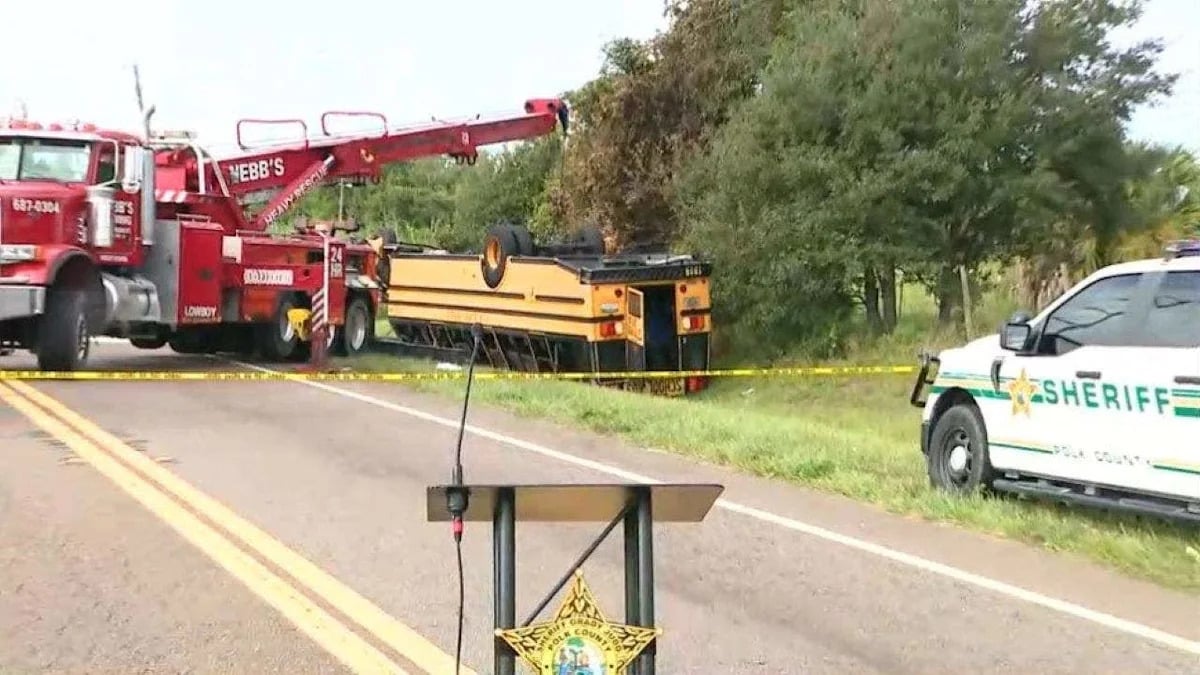 2 Dead and Dozens Injured in Winter Haven High School Bus Crash