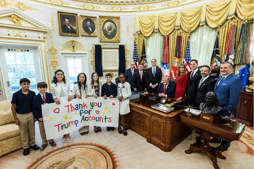Trump Urges Parents to Claim Auto-Enrolled Trump Accounts for Minors