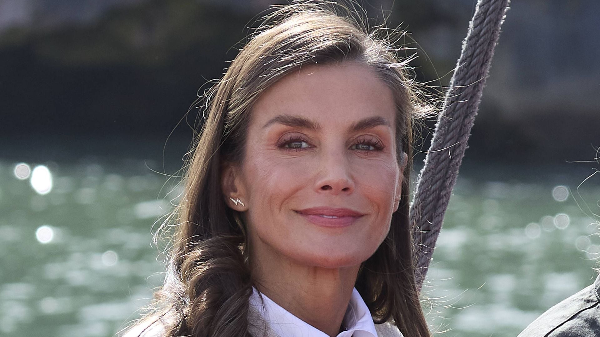 Queen Letizia Slips On Fishing Boat During Llanes Tour