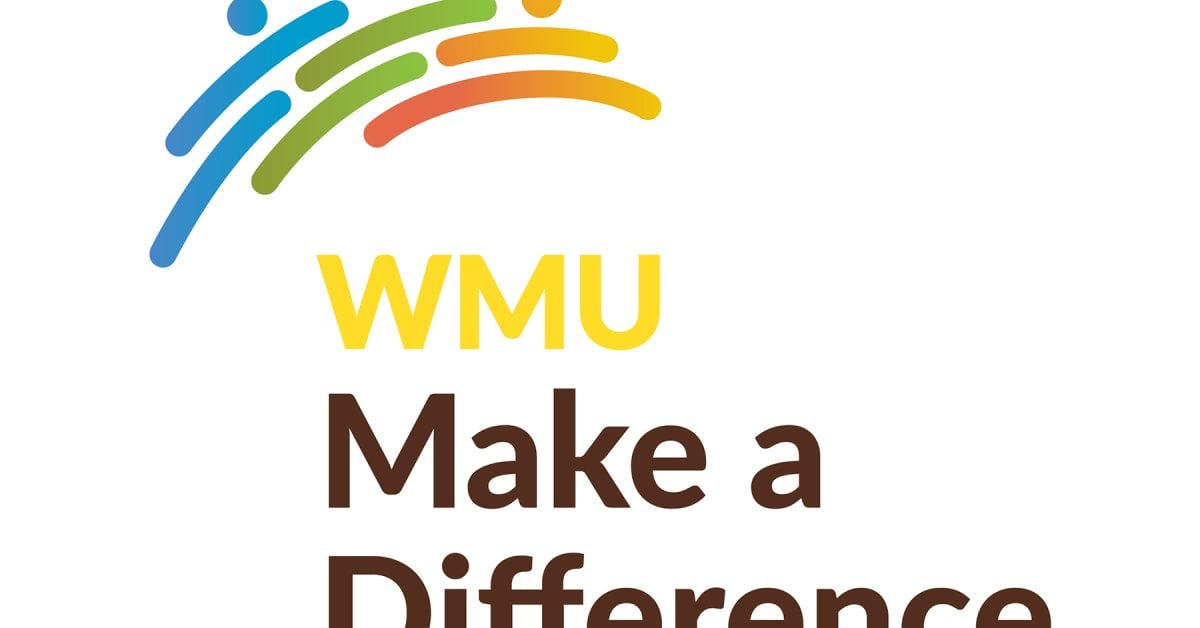 WMU Make a Difference award logo with a rainbow design