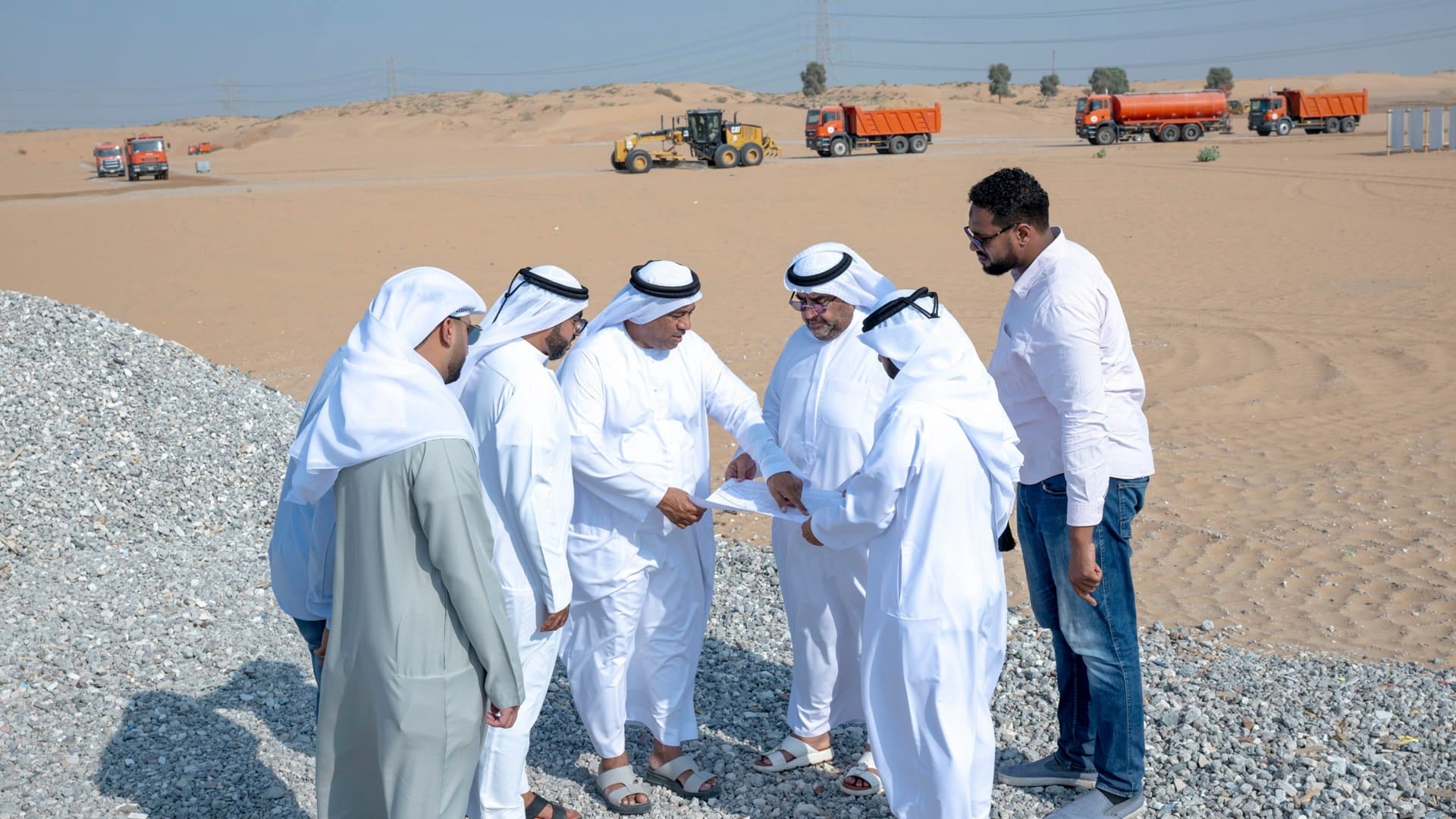 Al Hamriyah Municipality Completes Third Phase of Arqoub Industrial Area Work