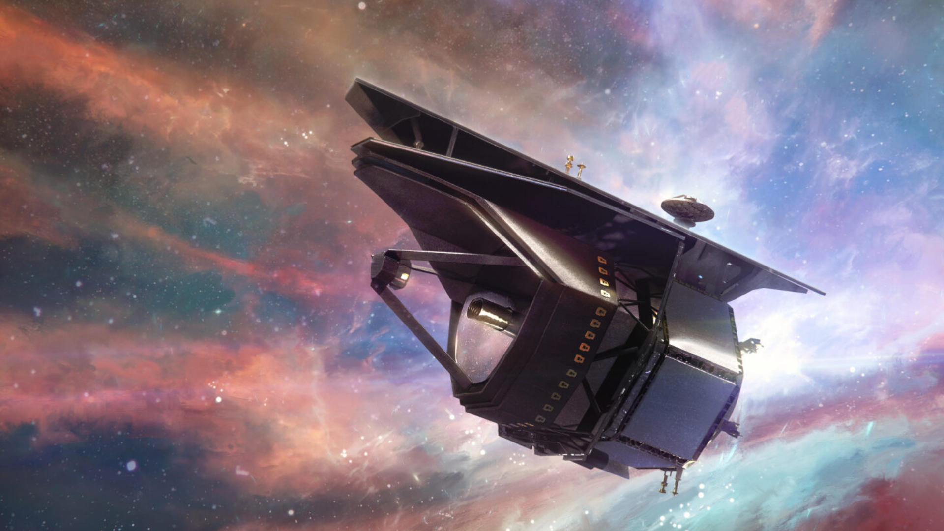 An artistic illustration of NASA