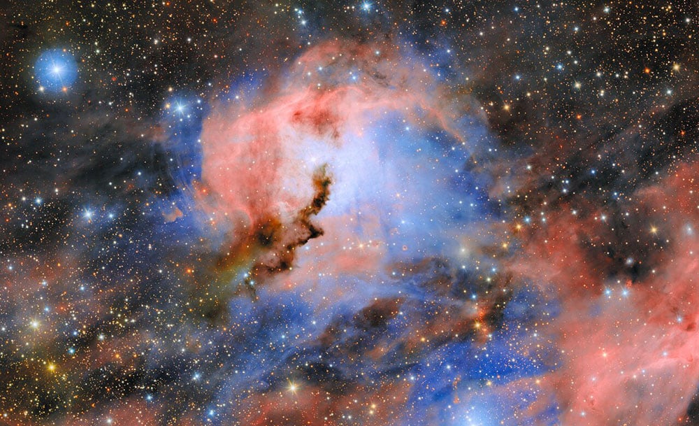 Vera Rubin Observatory Tests Camera With Seagull Nebula Image