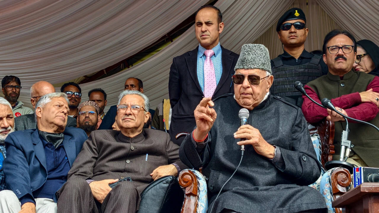 Farooq Abdullah Credits Pakistan for Saving Kashmiris as BJP Demands Apology
