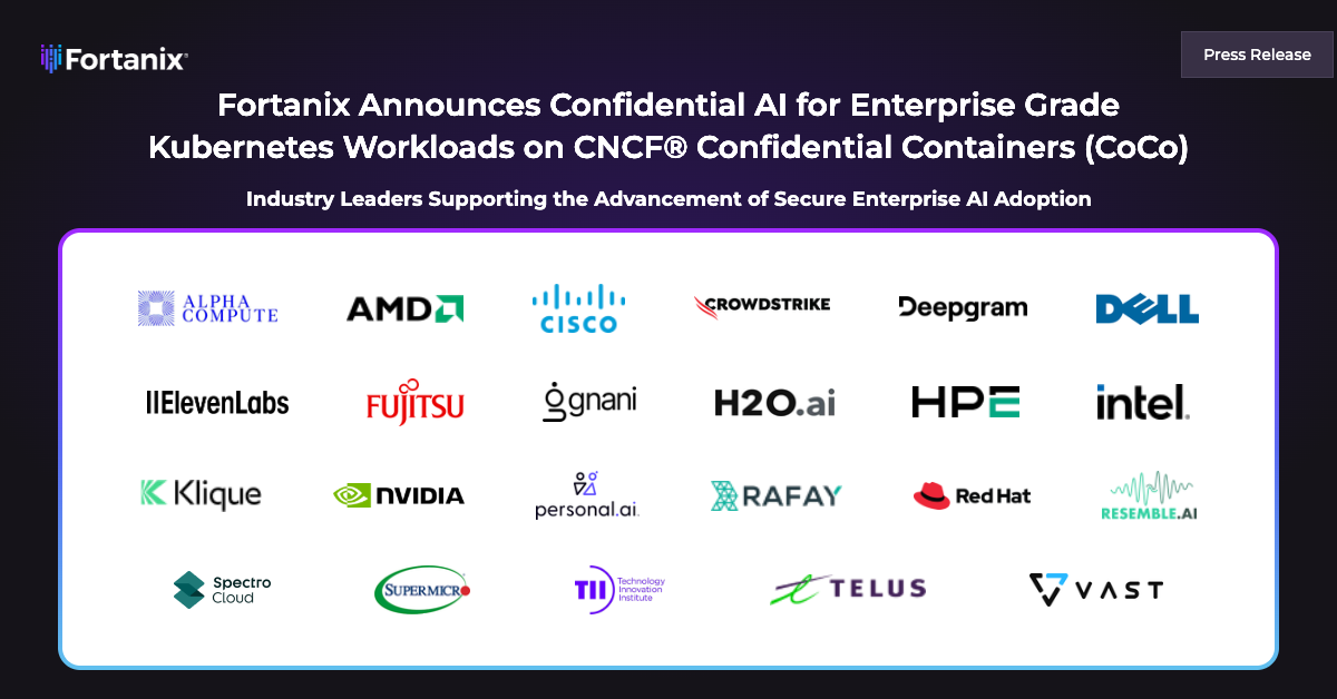 Fortanix Links Kubernetes Containers to Hardware-Rooted Attestation