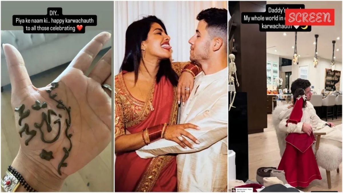 Priyanka Chopra Jonas Celebrates Karwa Chauth in LA