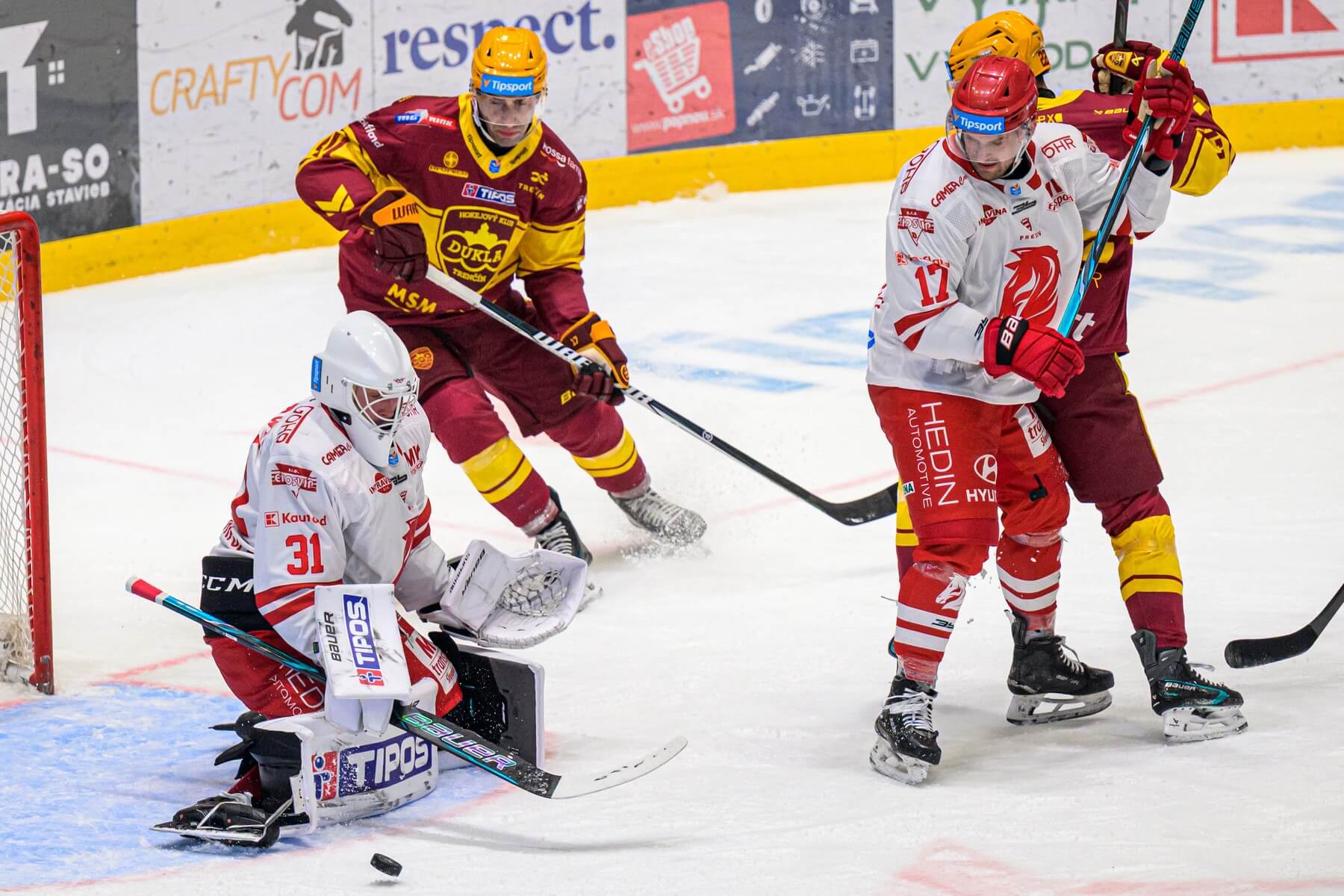HK Spišská Nová Ves Defeats HC Prešov 5-4 in Tipsport Liga Thriller