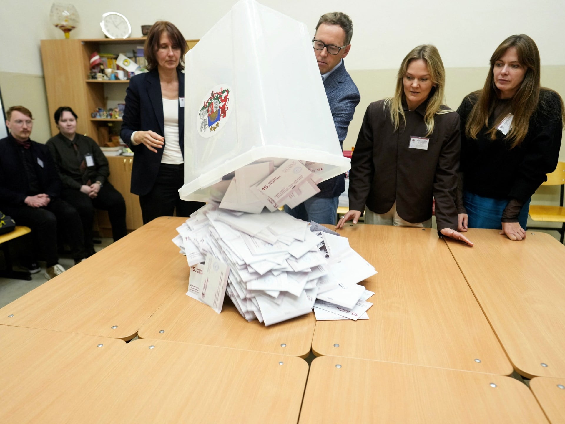 Latvia’s governing party wins parliamentary elections by wide margin