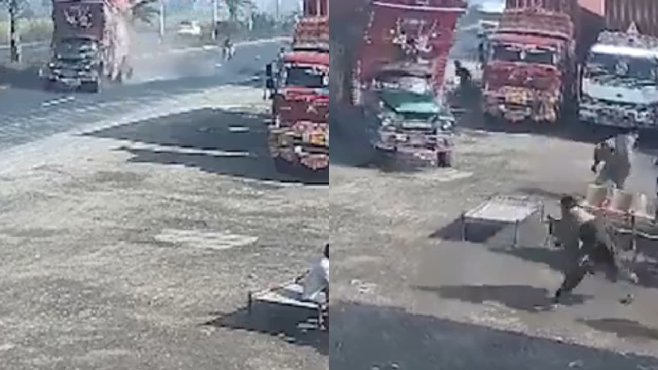Speeding Truck Plows Into Roadside Dhaba in Kohat, Pakistan